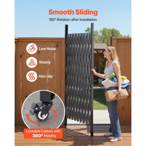 Single Folding Security Gate 612 H x 712 W Folding Door Gate Steel