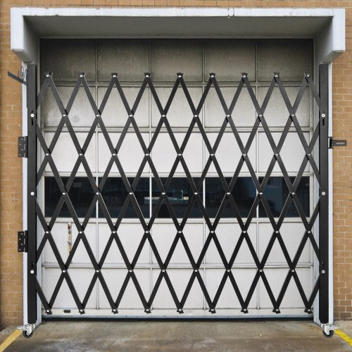 Single Folding Security Gate 612 H x 712 W Folding Door Gate Steel