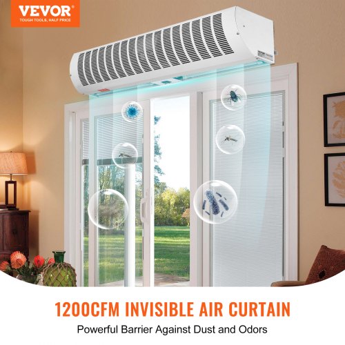 36 Industrial Air Door Blower DualSpeed 1200CFM for Indoor Entryways