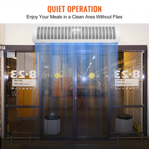 42 Commercial Indoor Air Curtain Super Power 2 Speeds 1350CFM Wall Mounted