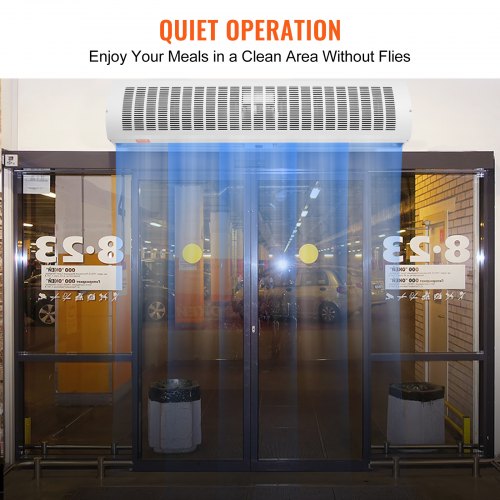 48 Commercial Indoor Air Curtain Super Power 2 Speeds 1650CFM Wall Mounted