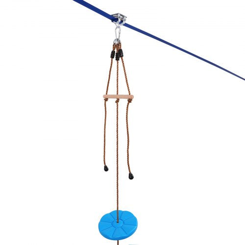 Zipline Kit for Kids and Adult 52 ft Zip Line Kits Up to 500 lb Backyard