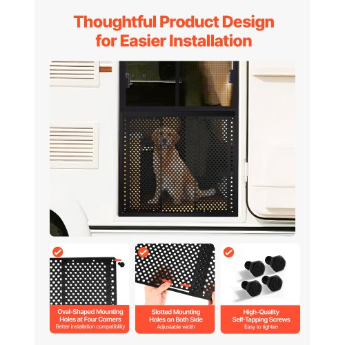 RV Screen Door Protector Adjusts from 22 to 31.5 inch Adjustable Door