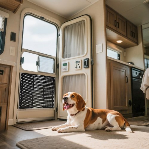 RV Screen Door Protector Adjusts from 22 to 31.5 inch Adjustable Door
