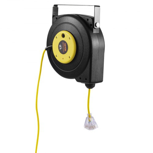Retractable Extension Cord Reel 50 FT Heavy Duty 14AWG3C SJTOW