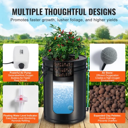 DWC Hydroponics Grow System Hydroponic Growing System with Top Drip Kit