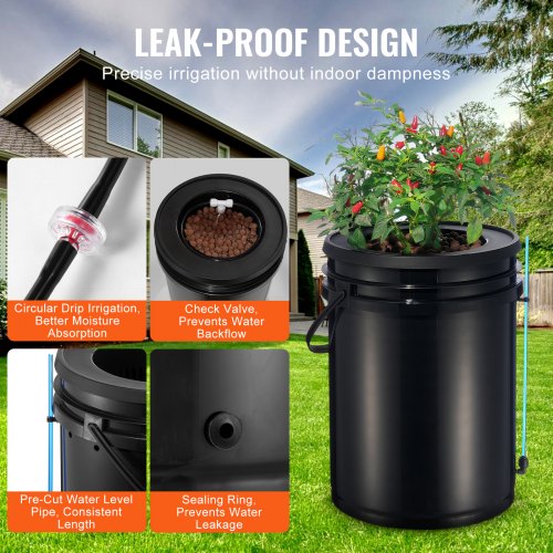 DWC Hydroponics Grow System Hydroponic Growing System with Top Drip Kit