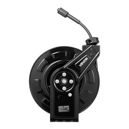 Pressure Washer Hose Reel 60 ft x 14 inch Retractable Power HeavyDuty