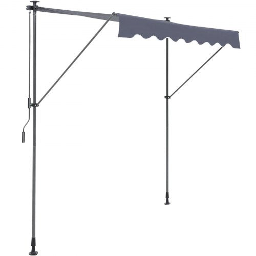Manual Retractable Awning 118 Outdoor Retractable Patio Awning Sunshade