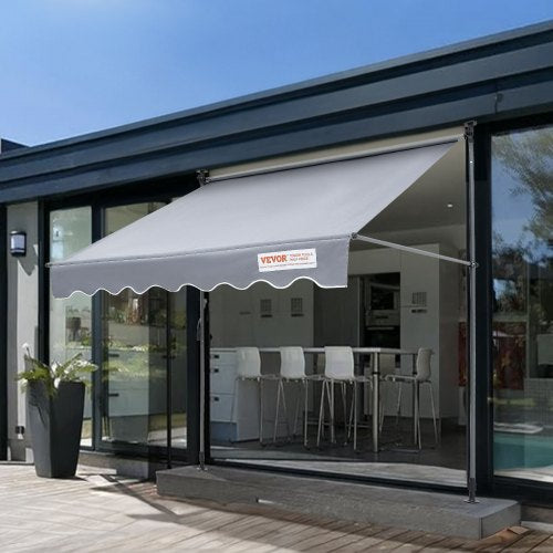 Manual Retractable Awning 78 Outdoor Retractable Patio Awning Sunshade