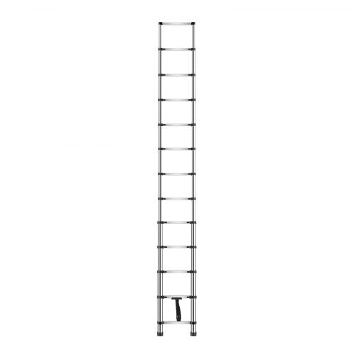 Telescoping Ladder 125ft Stainless Steel Lightweight Extension Ladder