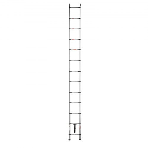 Telescoping Ladder 16.5ft Stainless Steel Lightweight Extension Ladder