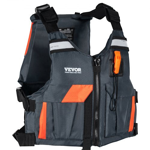 Life Vest for Watersports PFD Life Jacket with Waterproof Nylon 80N