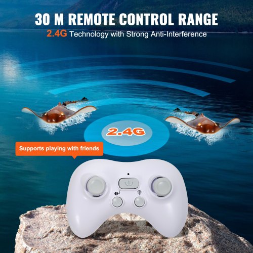 Remote Control Manta Ray Toy 24GHz High Simulation Robot Manta Ray with Light