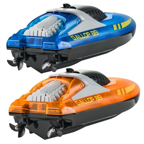RC Boat 2 Pack 24GHz 12 kmh Remote Control Boat for Pools Lakes