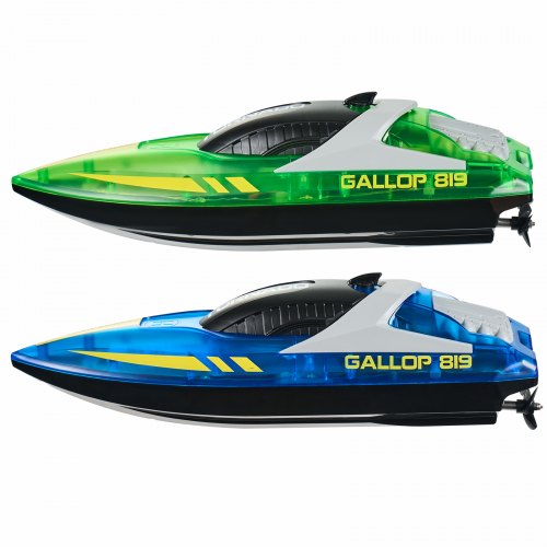 RC Boat 2 Pack 24GHz 12 kmh Remote Control Boat for Pools Lakes