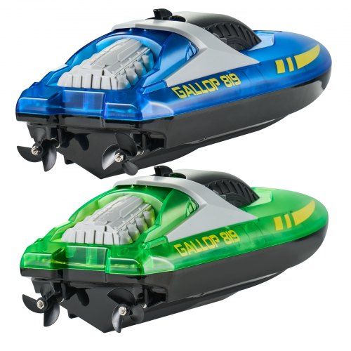RC Boat 2 Pack 24GHz 12 kmh Remote Control Boat for Pools Lakes