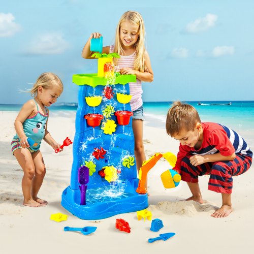 Sand and Water Table for Toddlers DoubleSided Kids Activity Waterfall