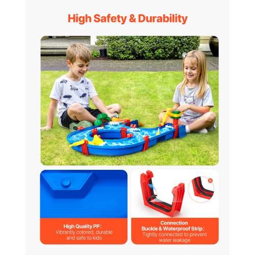 Water Table for Toddlers Kids Activity Play Waterway Outdoor Summer Water