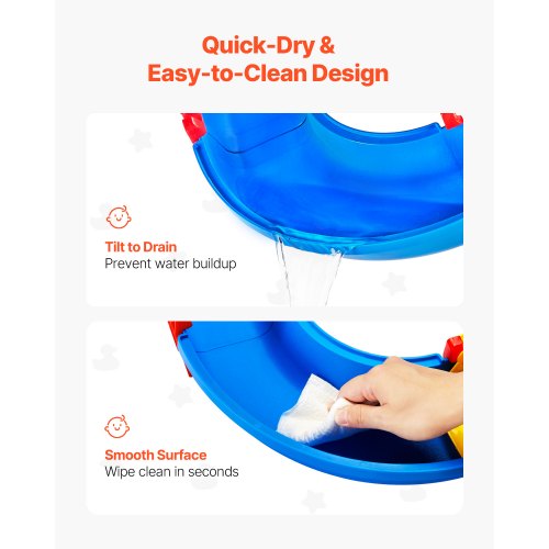 Water Table for Toddlers Kids Activity Play Waterway Outdoor Summer Water