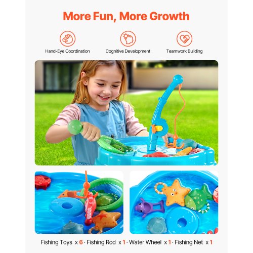 Water Table for Toddlers Kids Activity Sensory Table Fish n Splash Water