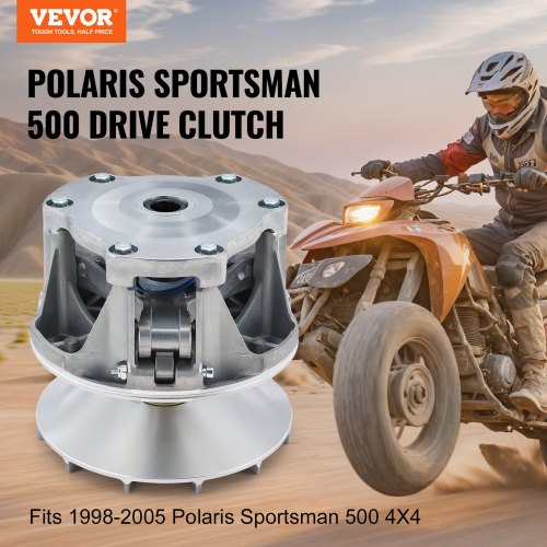 Primary Drive Clutch for Polaris Sportsman 500 4x4 1998-2005, Primary Clutch EBS Type with Weights and Springs, Dynamic Balancing Treatment, Replace# 1321706