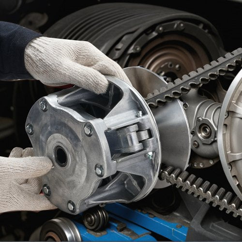 Primary Drive Clutch for Polaris Sportsman 500 4x4 1998-2005, Primary Clutch EBS Type with Weights and Springs, Dynamic Balancing Treatment, Replace# 1321706
