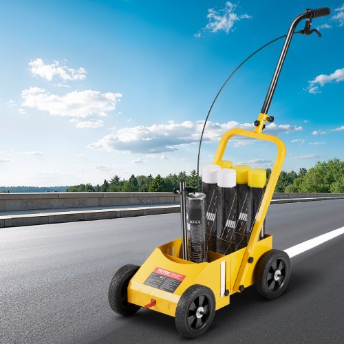 Striping Line Marking Machine 24 x 13 x 35.4 in 4Wheel Heavy Duty