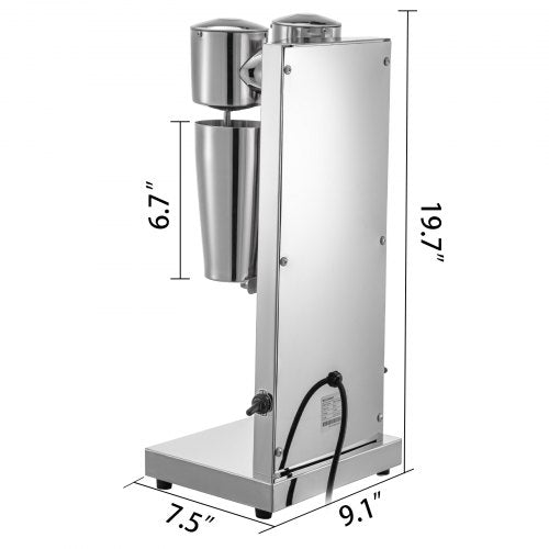 Milkshake Maker Kit Stainless Steel Electric Milkshake Maker 180W