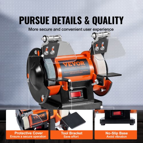 Jewelry Polisher Bench Grinder Polishing Buffing Machine 3590RPM Bench