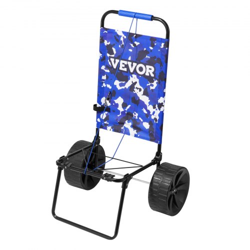 Beach Dolly with Big Wheels for Sand 154 x 157 Cargo Deck w 10 PE