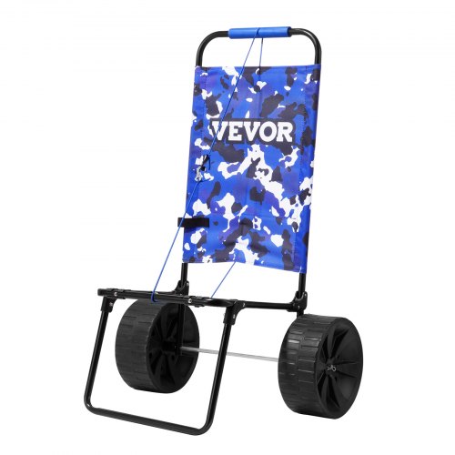Beach Dolly with Big Wheels for Sand 154 x 157 Cargo Deck w 10 PE