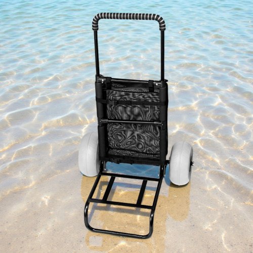 Beach Dolly with Big Wheels for Sand 201 x 146 Cargo Deck w 9