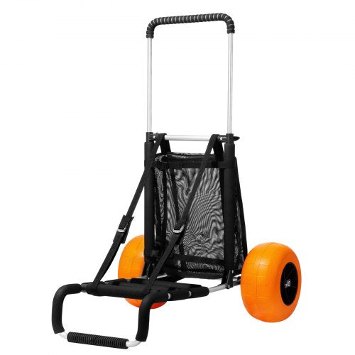 Beach Dolly with Big Wheels for Sand 299 x 154 Cargo Deck w 12 Solid