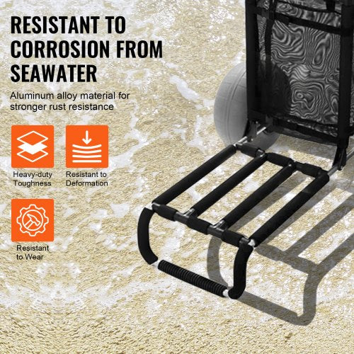 Beach Dolly with Big Wheels for Sand 299 x 154 Cargo Deck w 12