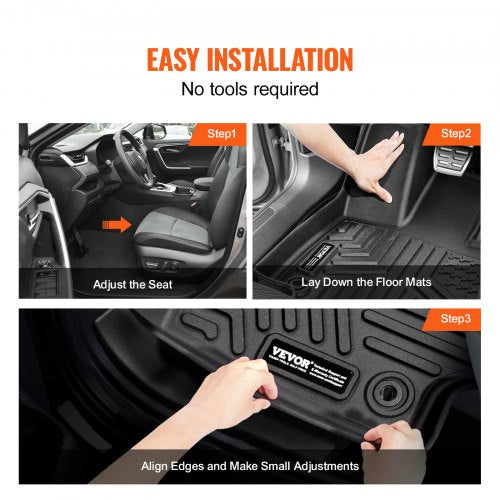 Automotive Floor Mats Fits for Toyota RAV4 Not for Hybrid or Prime