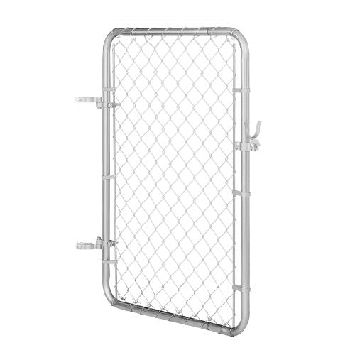 Chain Link Fence Gate 32 x 46 in Adjustable Chain Link Fence Panel Fit