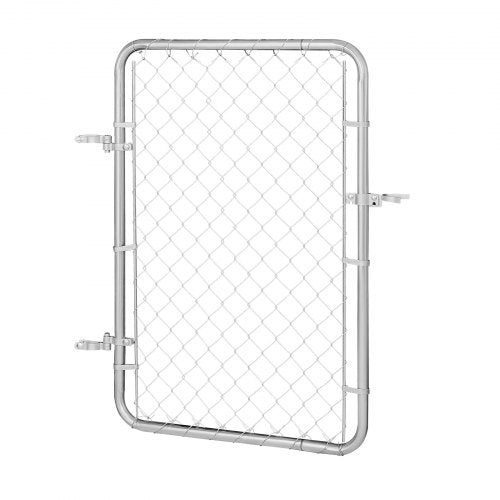 Chain Link Fence Gate 32 x 46 in Adjustable Chain Link Fence Panel Fit