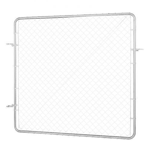 Chain Link Fence Gate 70 x 72 in Adjustable Chain Link Fence Panel Fit 3
