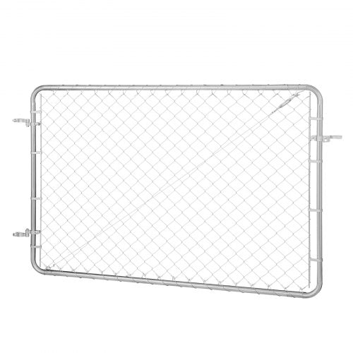 Chain Link Fence Gate 72 x 48 in Adjustable Chain Link Fence Panel Fit