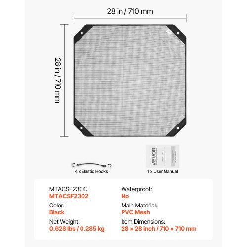 Air Conditioner Cover for Outside Units 28 x 28 inch Central AC Cover