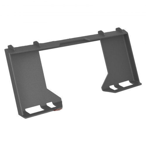 12 In Skid Steer Mount Plate Universal Quick Attach Cut Out Design Easy To