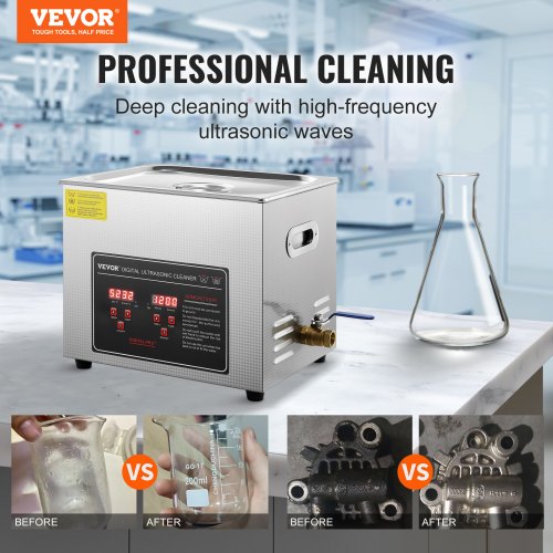 Ultrasonic Cleaner with Digital Timer Heater Professional Ultra Sonic