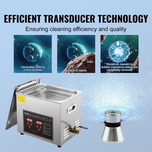 Ultrasonic Cleaner with Digital Timer Heater Professional Ultra Sonic