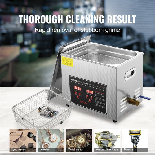 Ultrasonic Cleaner with Digital Timer Heater Professional Ultra Sonic