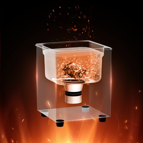 Ultrasonic Cleaner 13L Professional 60W Cleaning Machine with Timer