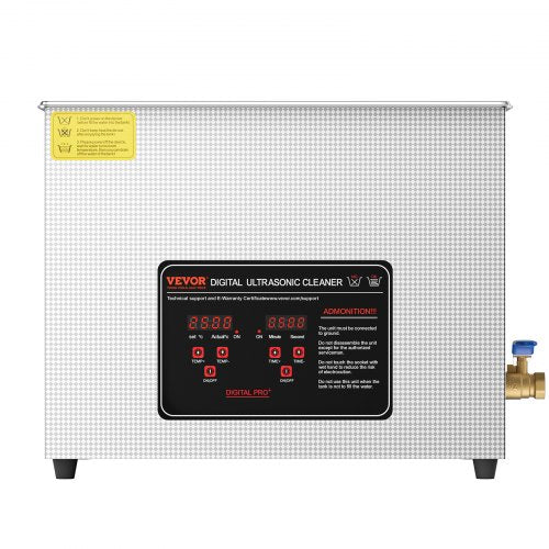 Ultrasonic Cleaner 15L Professional 360W Cleaning Machine with Timer