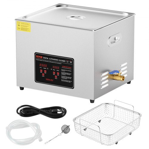 Ultrasonic Cleaner 15L Professional 360W Cleaning Machine with Timer