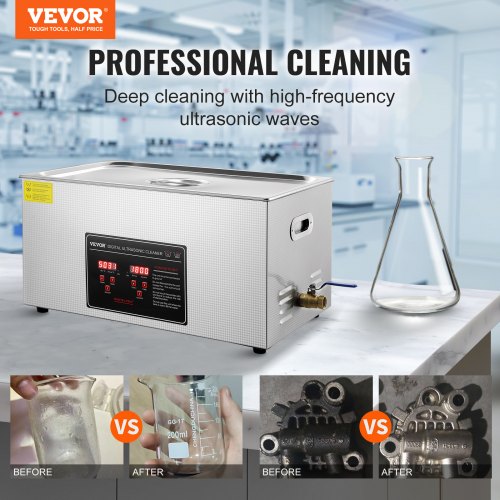 Ultrasonic Cleaner with Digital Timer Heater Professional Ultra Sonic