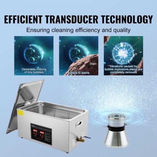 Ultrasonic Cleaner with Digital Timer Heater Professional Ultra Sonic